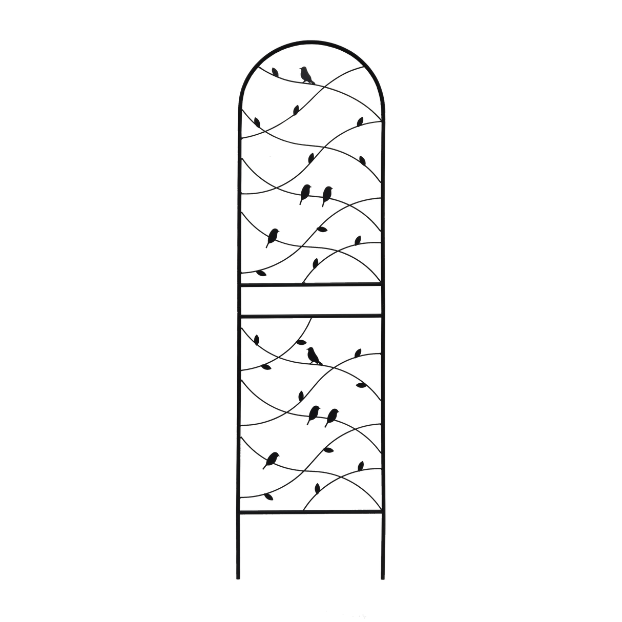 2 Pack Metal Garden Trellis 71" x 19.7" Rustproof Outdoor Plant Support