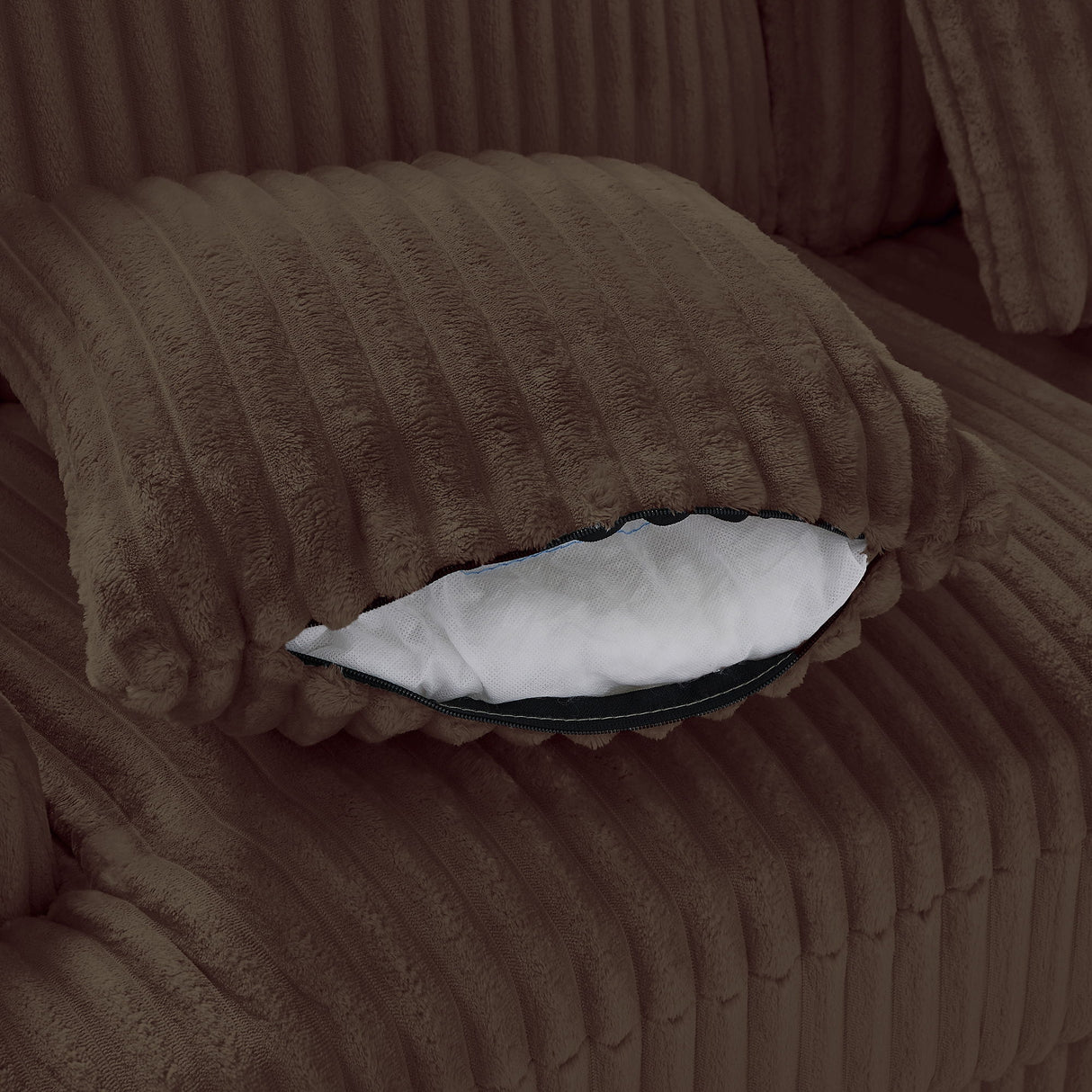 Oversized Sectional Sofa U - Shaped Sofa Couch Modern Sofa Upholstered In Soft With A Chaise Lounge For Living Room