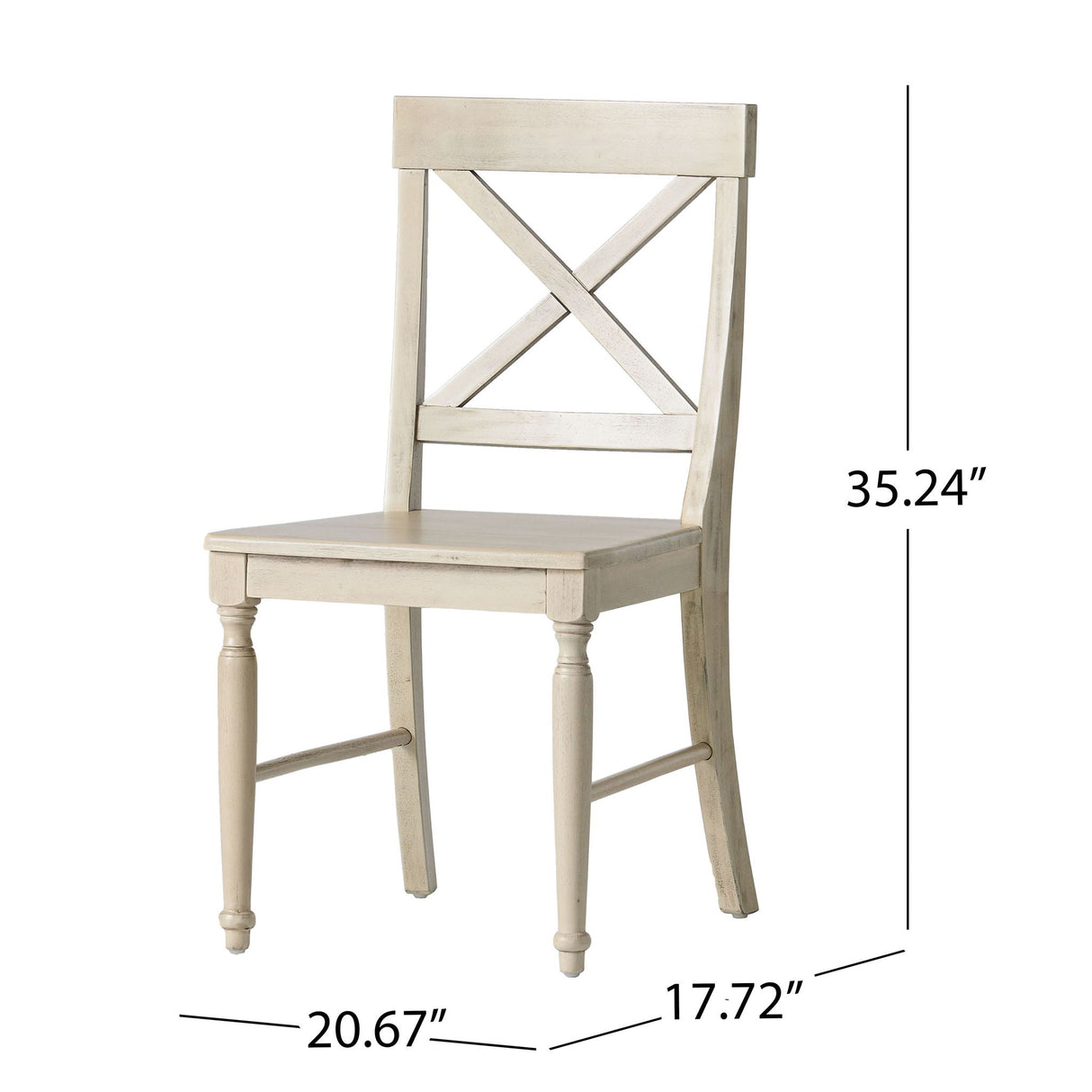 Dining Chair With X Shaped Back (Set of 2) - Best Buy Furniture