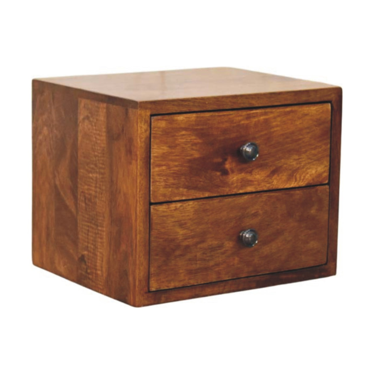 Solid Wood Solis Chestnut Wall-Mounted Nightstand