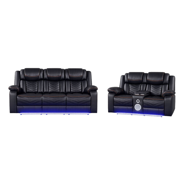 Challenger LED Power Recliner Set