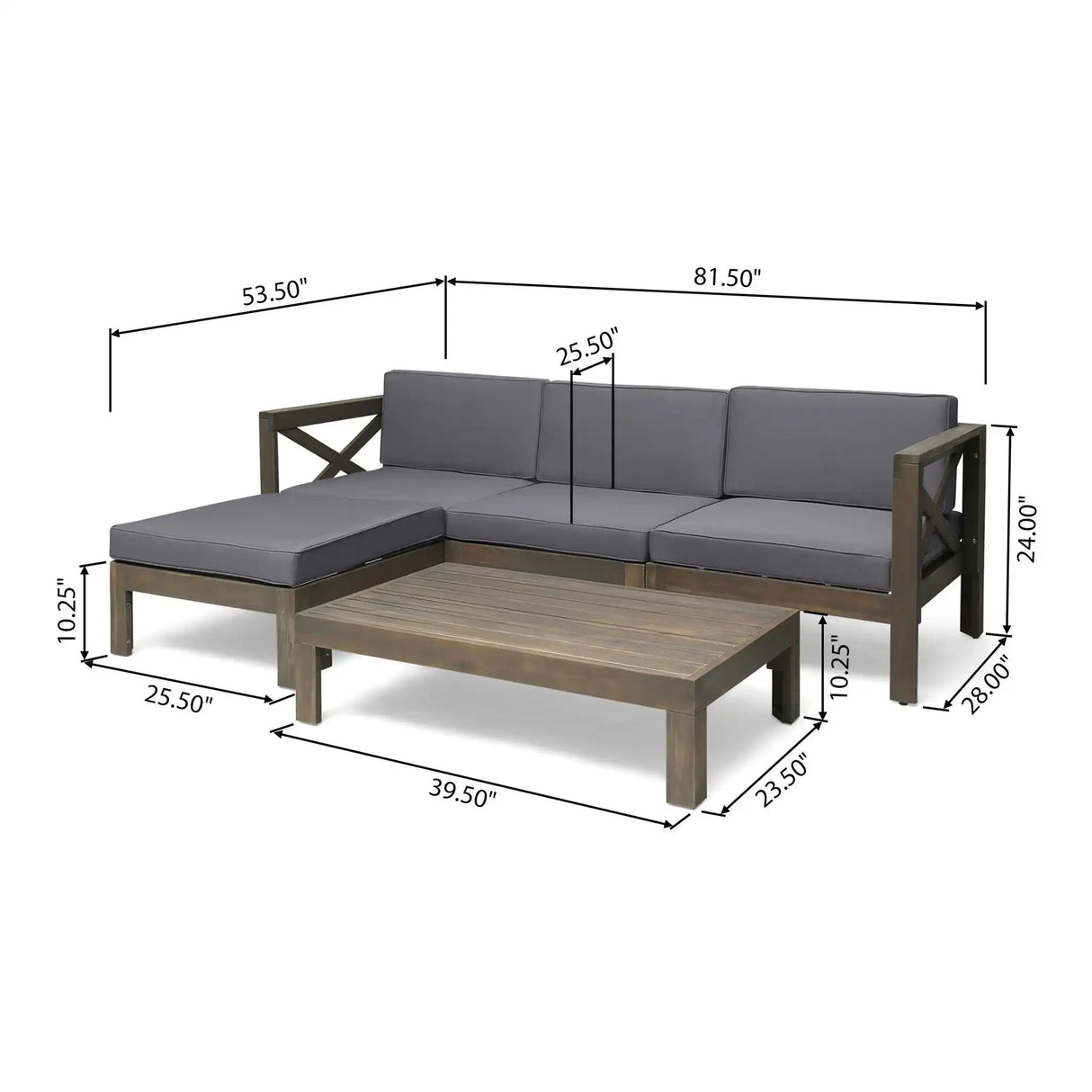 Alcove - L Shape Sofa Set - Best Buy Furniture