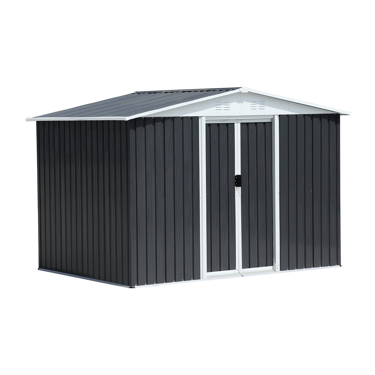 8x6 Feet Apex Roof Dark Storage Shed