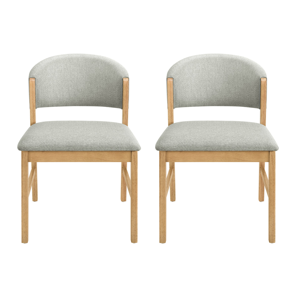 Mid-Century Modern Upholstered Dining Chairs