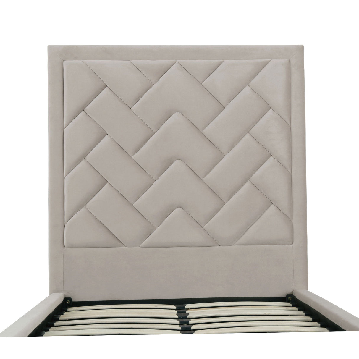 Crosby - Bed With Upholstered Headboard And Slats