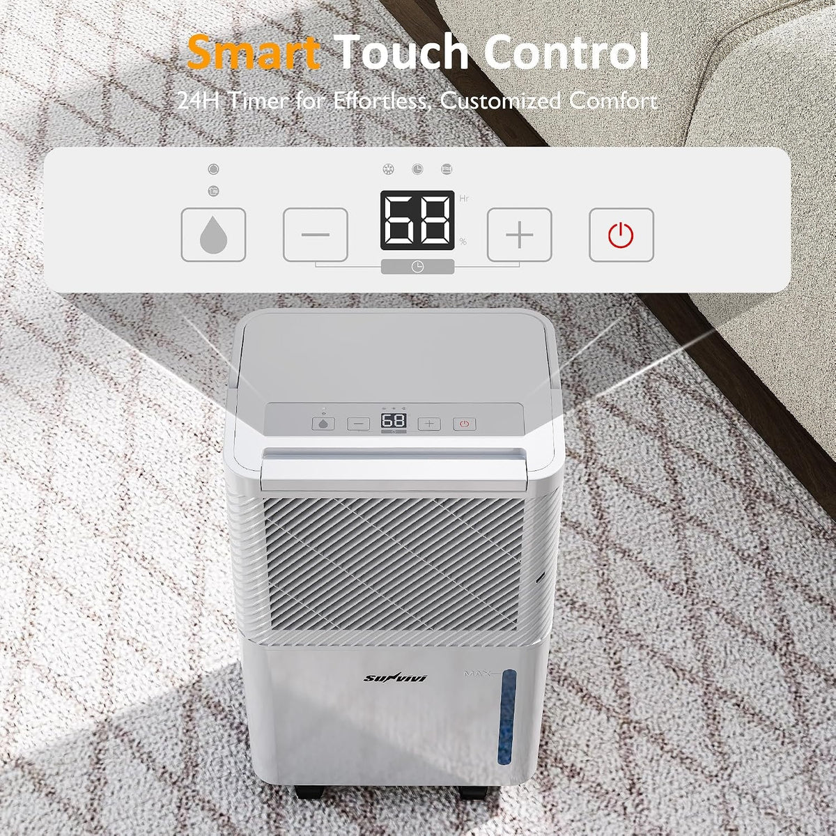 1500 Sq.Ft Dehumidifier for Home