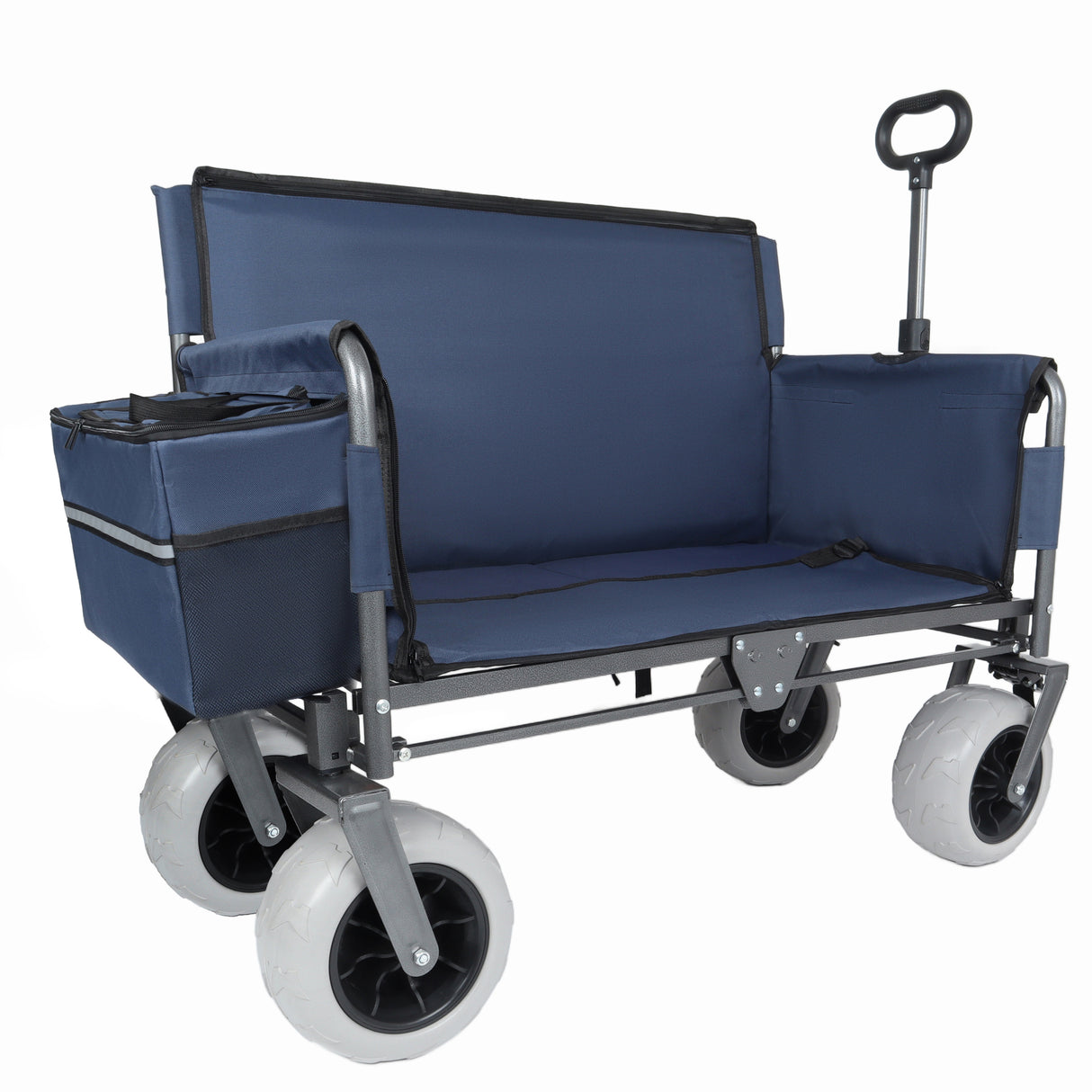 3-in-1 Folding Wagon with Bench Seat