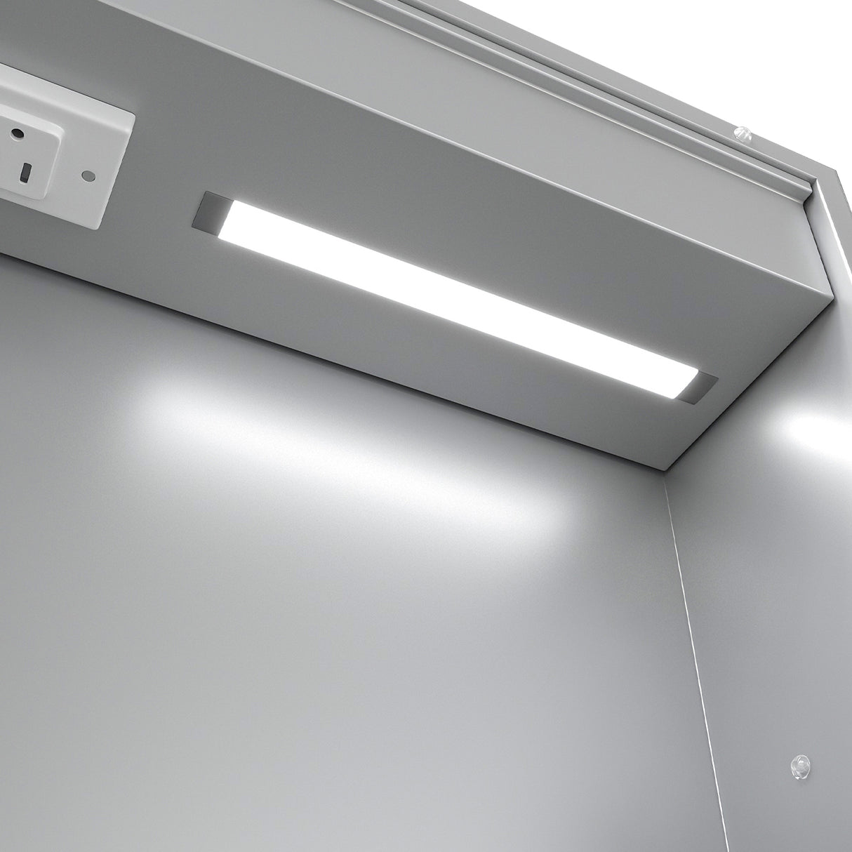 LED Lighted Medicine Cabinet with Mirror, 20x30 Inches