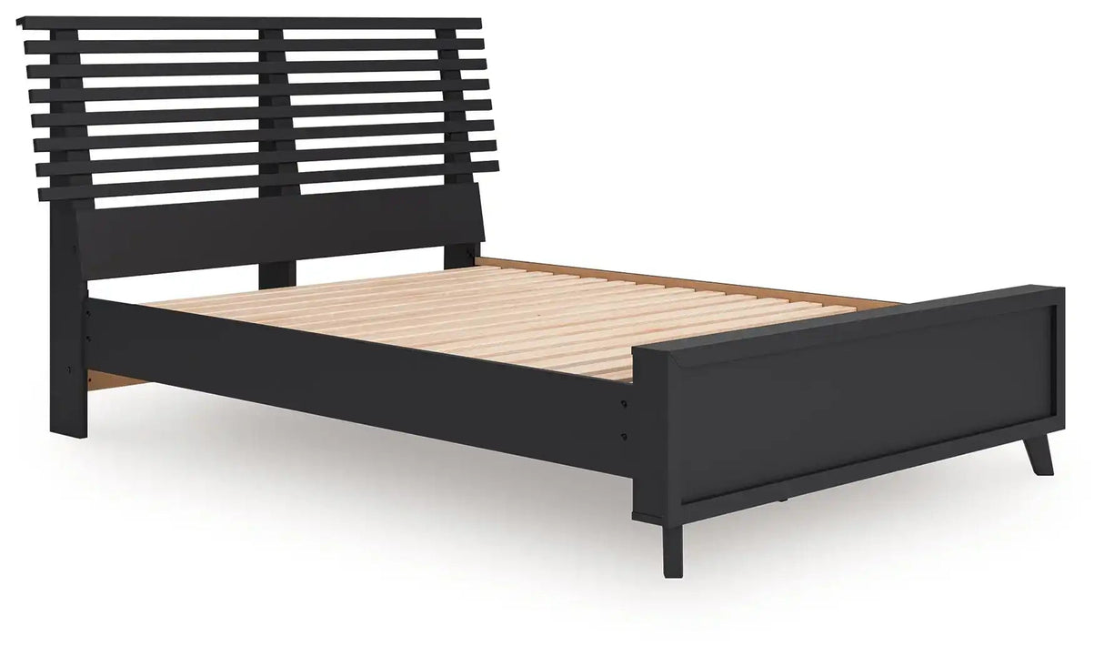 Danziar - Slat Panel Bed - Best Buy Furniture