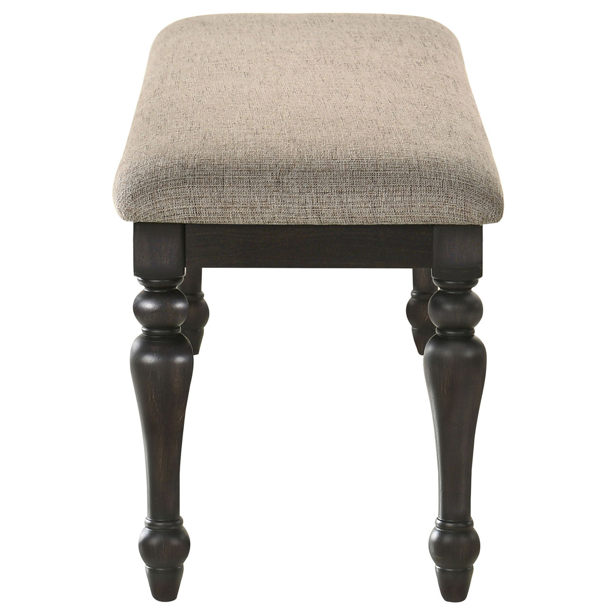 Kavita - Upholstered Dining Bench - Charcoal