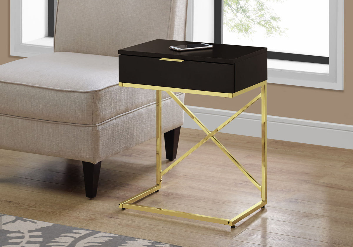 Accent Side Table, Storage Drawer, Spacious Tabletop, Contemporary & Modern - Best Buy Furniture