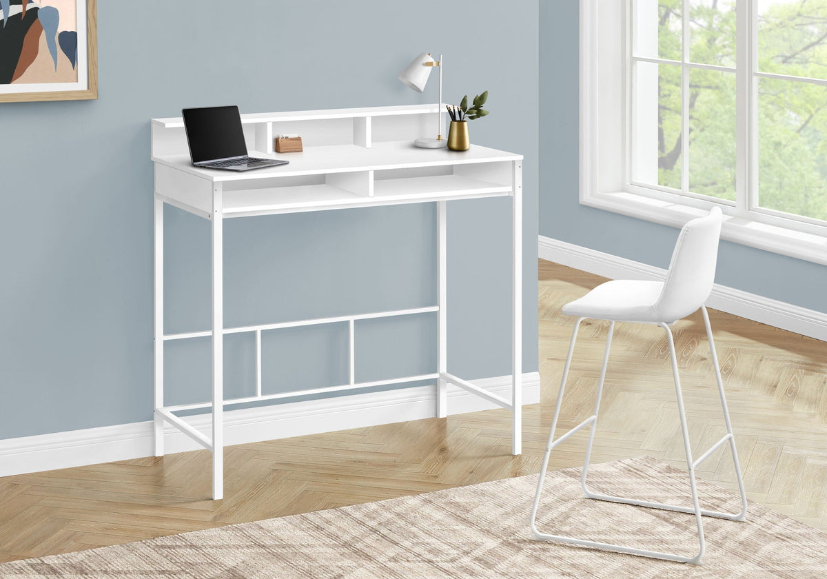 Computer Desk For Home Office, Standing, Storage Shelves, Laptop, Contemporary & Modern - Best Buy Furniture