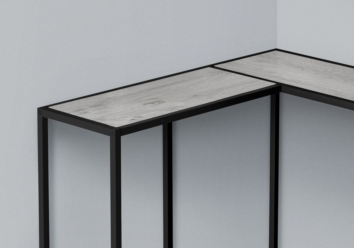 Corner Accent Console Table For Entryway, Unique L-Shaped Design - Best Buy Furniture