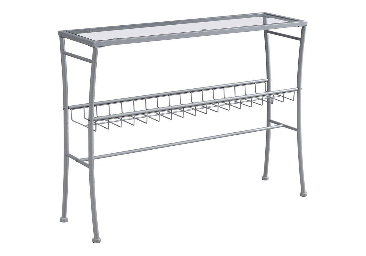 Accent Console Table For Entryway, Contemporary & Modern - Silver - Best Buy Furniture
