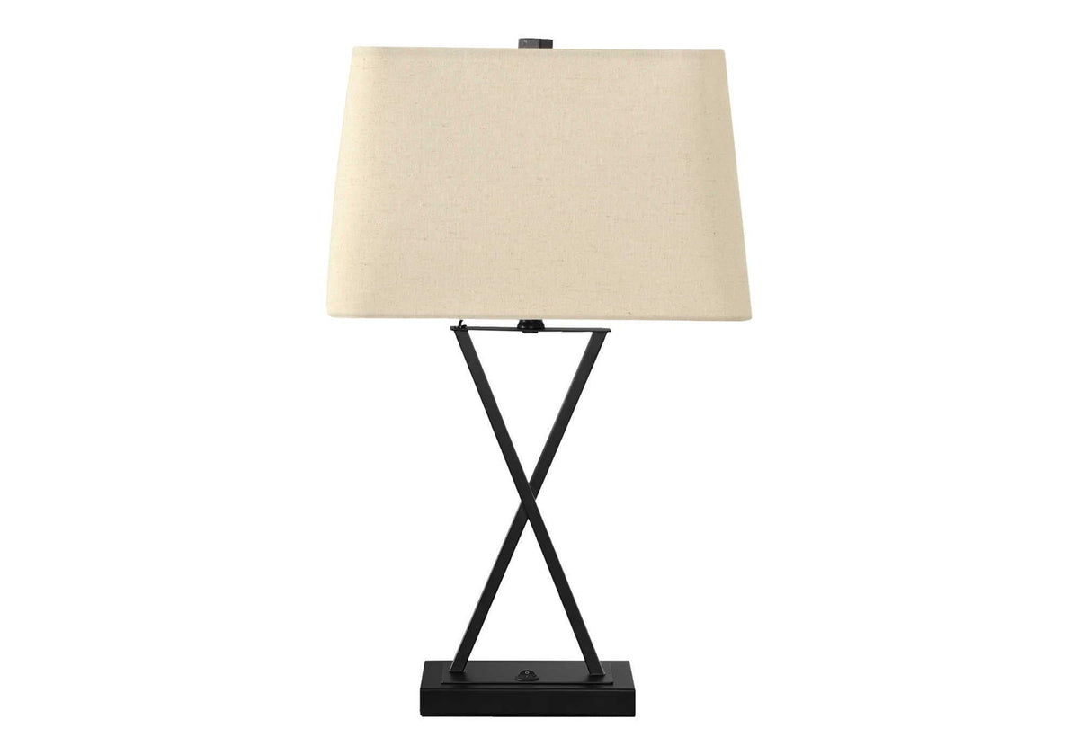 Lighting, Table Lamp, USB Port Included, Resin, Transitional - Black - Best Buy Furniture