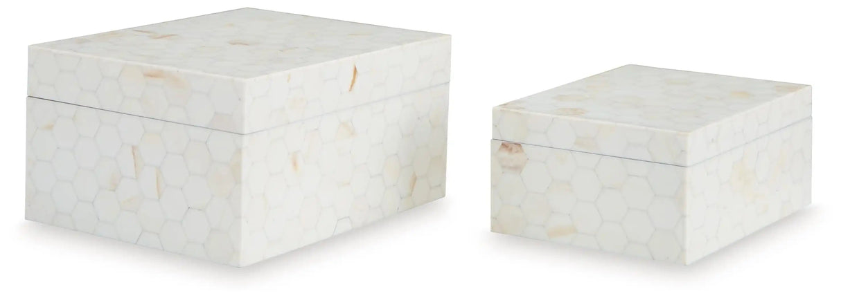 Aldenburg - Box Set (Set of 2) - Cream - Best Buy Furniture