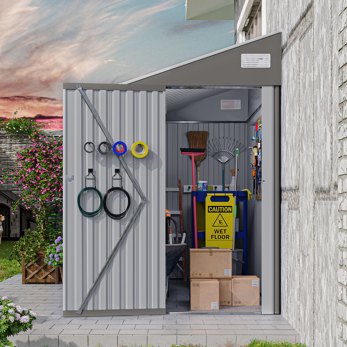 Campcraft Optional Two-Color Storage Shed