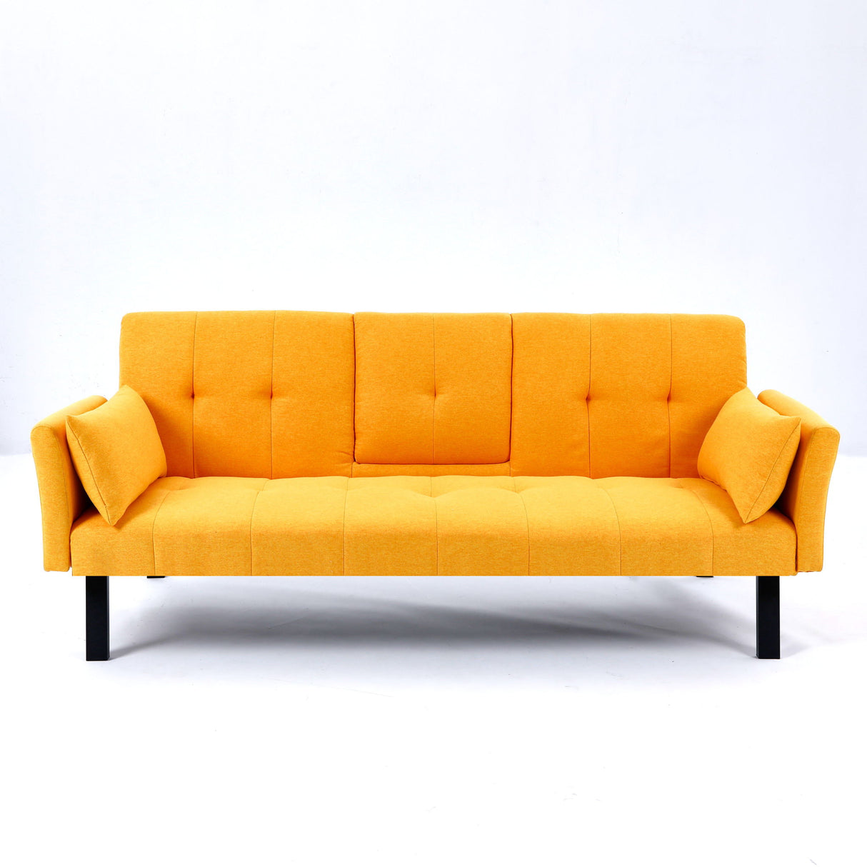 Sofa Bed With Foldable Design And Cup Holder