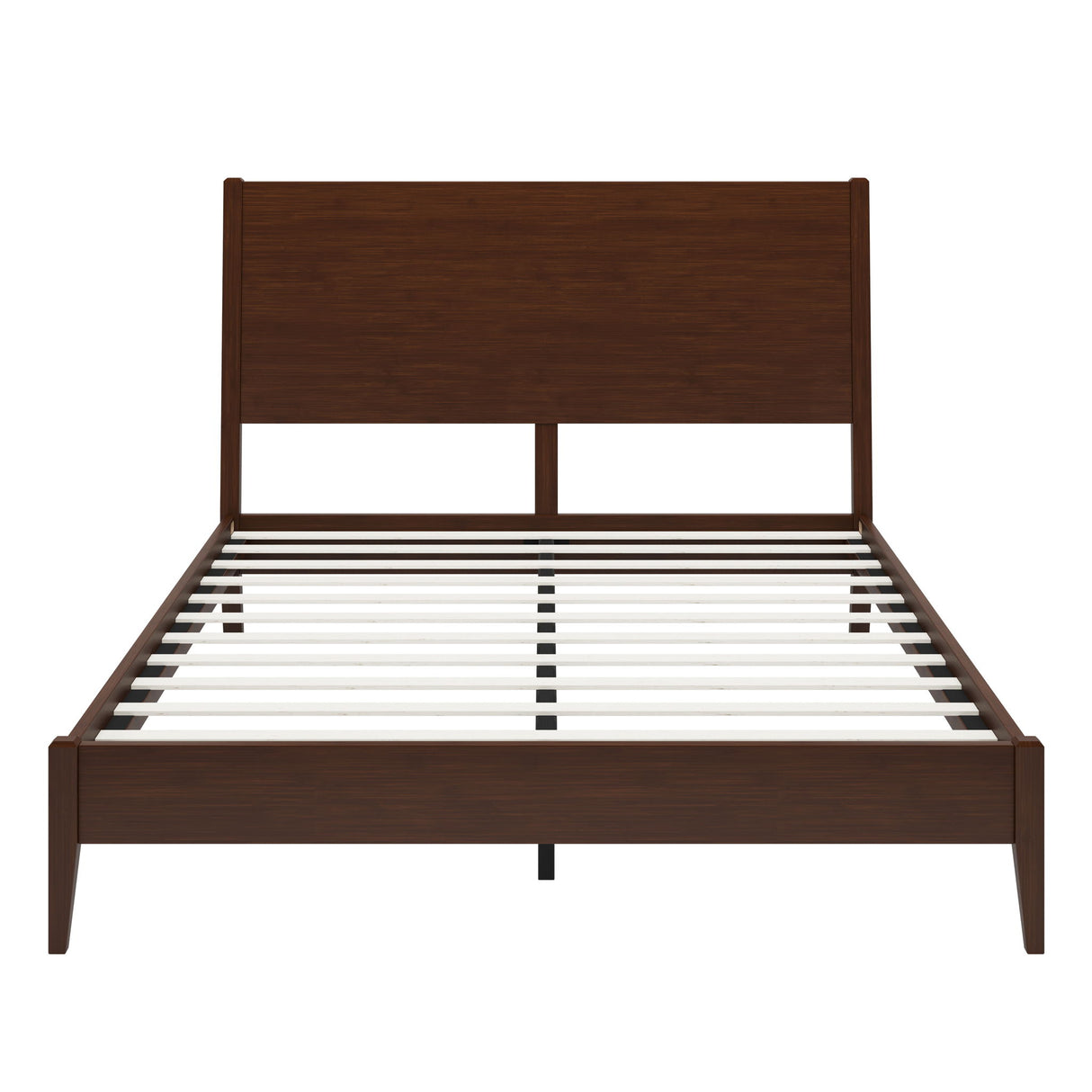 Modern Sled Platform Bed Frame With Slats