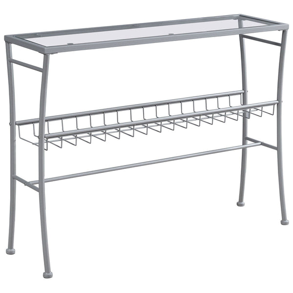 Accent Console Table For Entryway, Contemporary & Modern - Silver - Best Buy Furniture