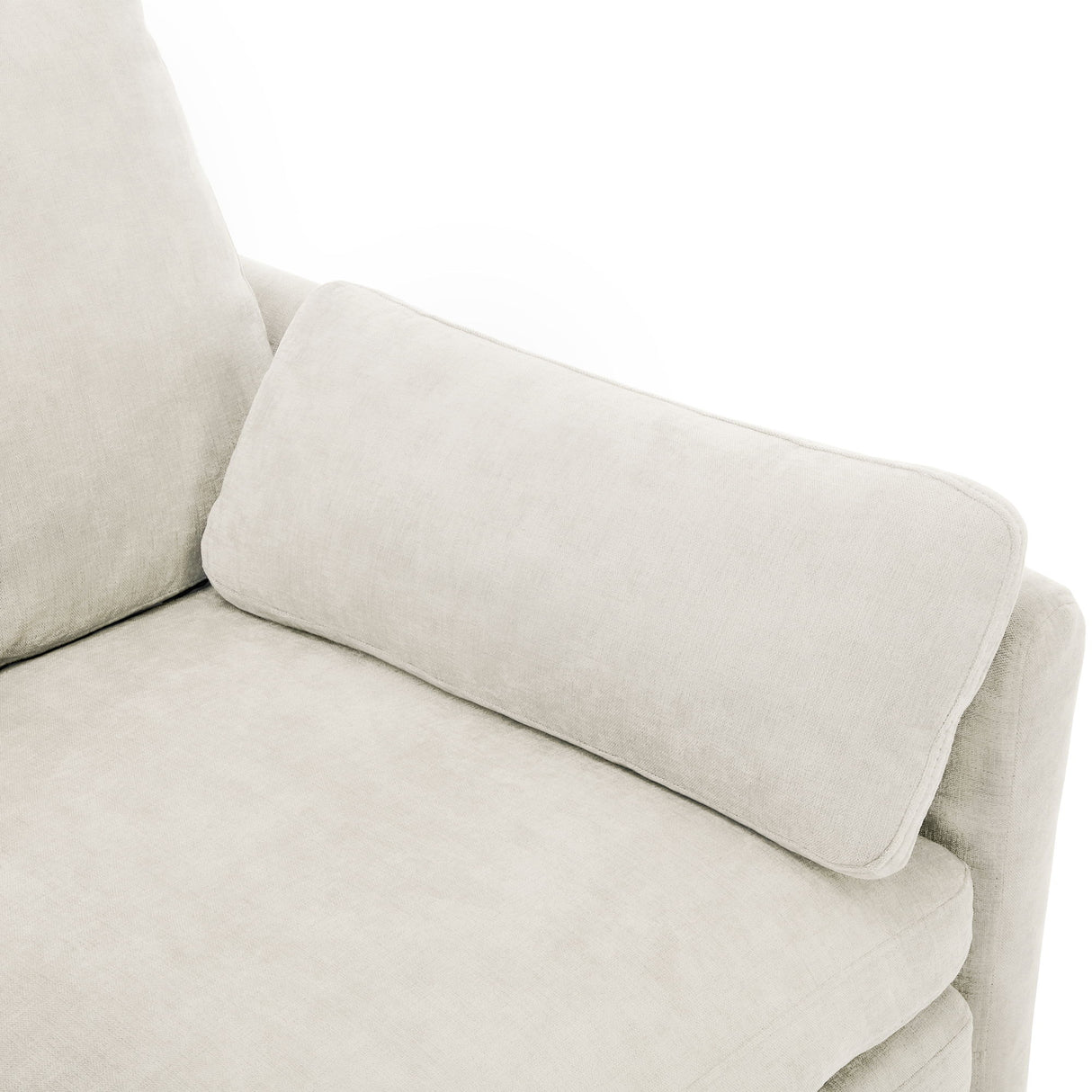 Cozy Upholstered Cushion Armchair For Living Room