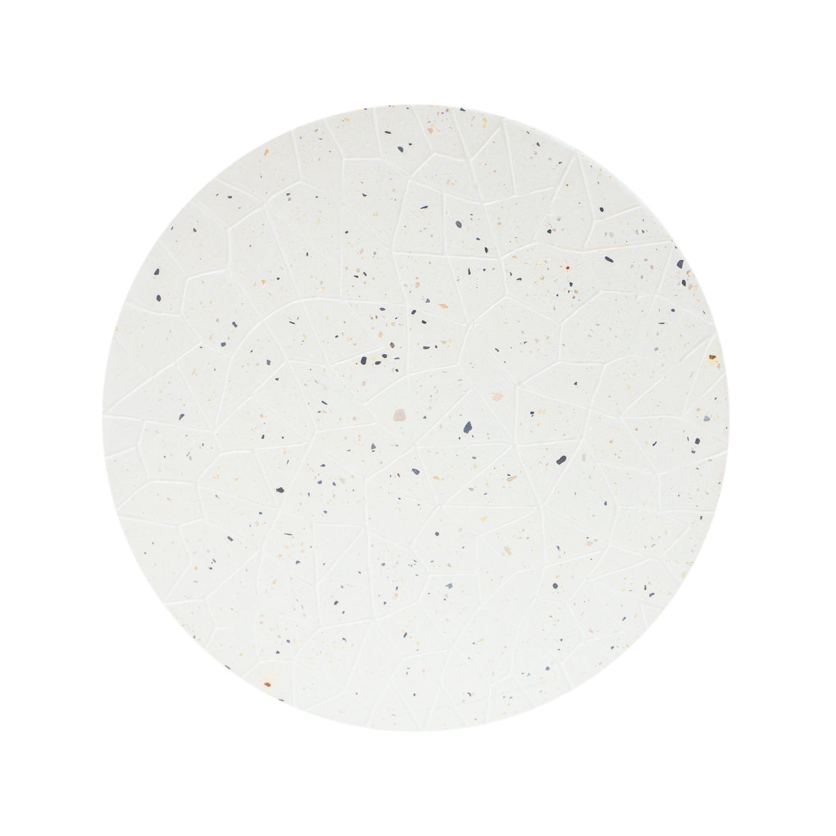 Outdoor Terrazzo Concrete Drum End Table