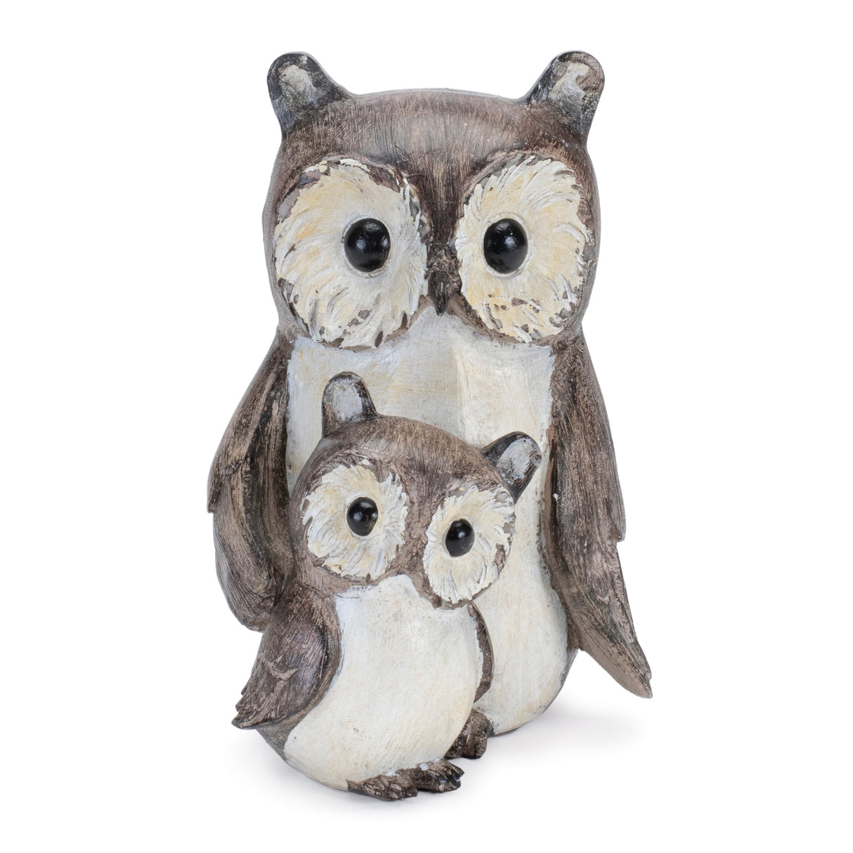 Woodland-owl-with-baby-figurine-(set-of-4)-Figurines