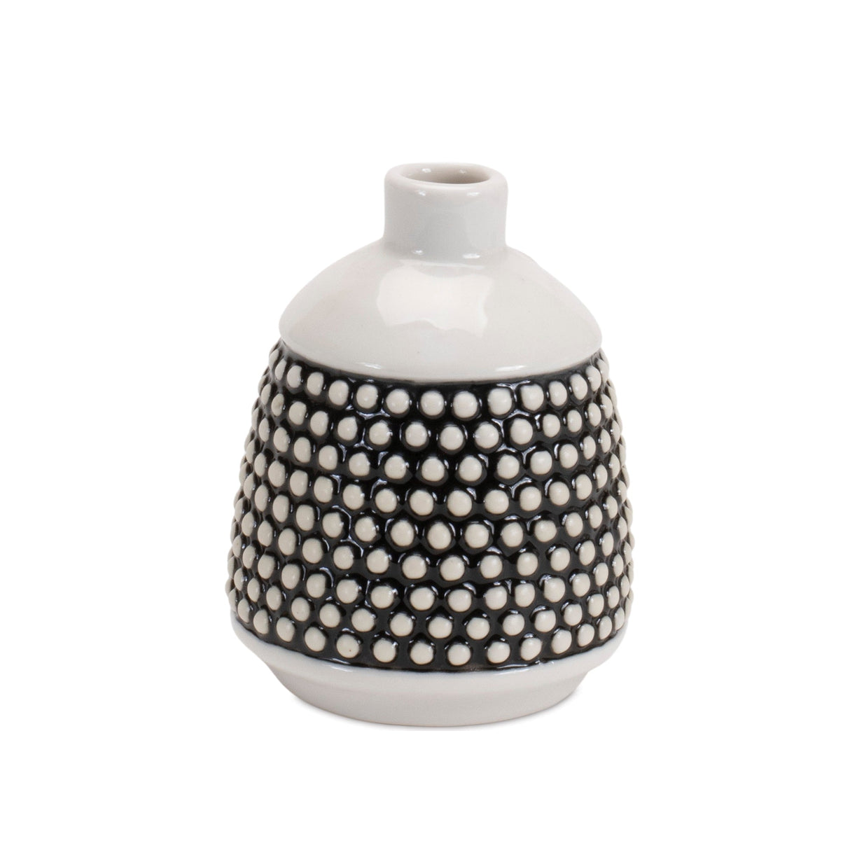 Bubbled Ceramic Bud Vase (Set of 2)
