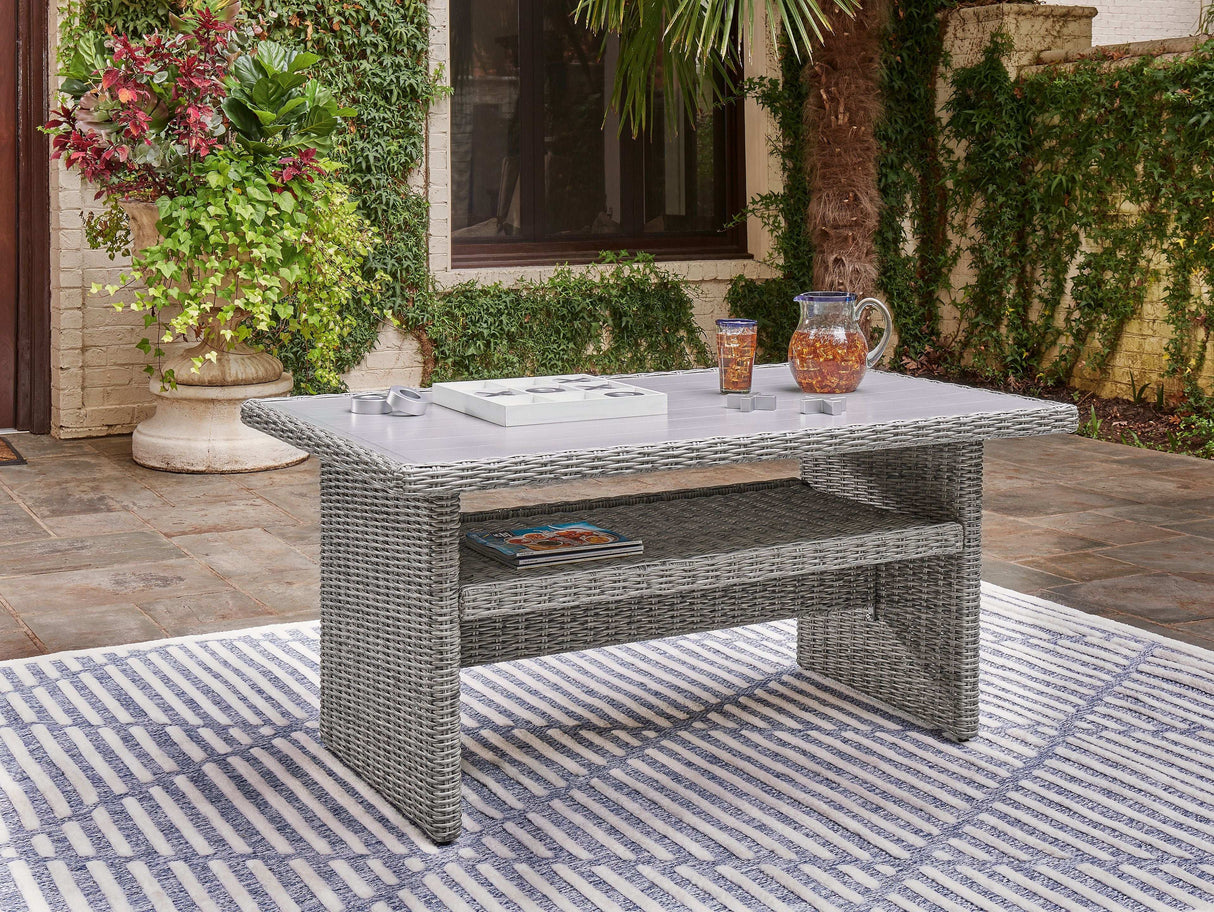 Naples Beach - RECT Multi-Use Table - Light Gray - Best Buy Furniture
