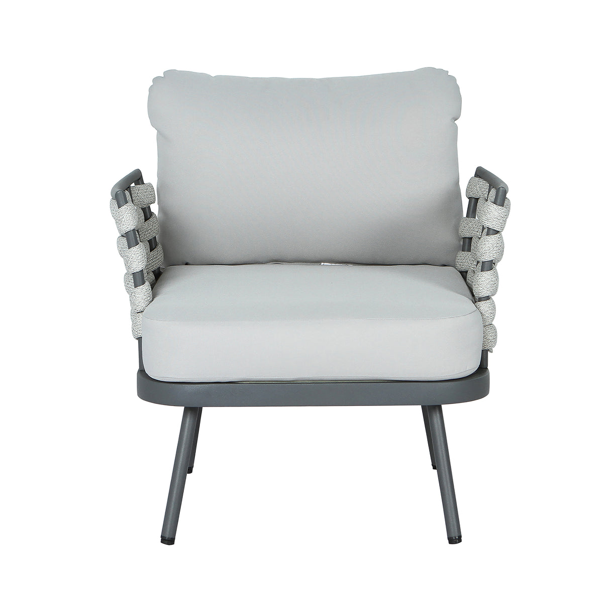 Mariano Steel 4-Pieces Conversation Set