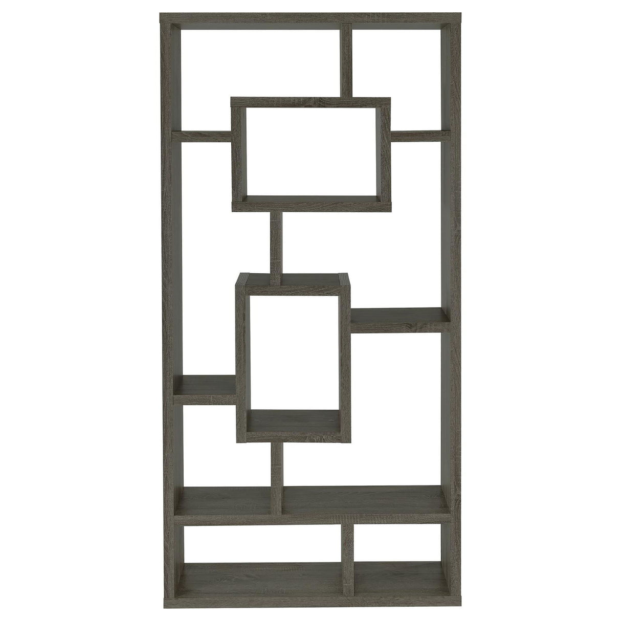 10 Shelf Open Back Bookcase