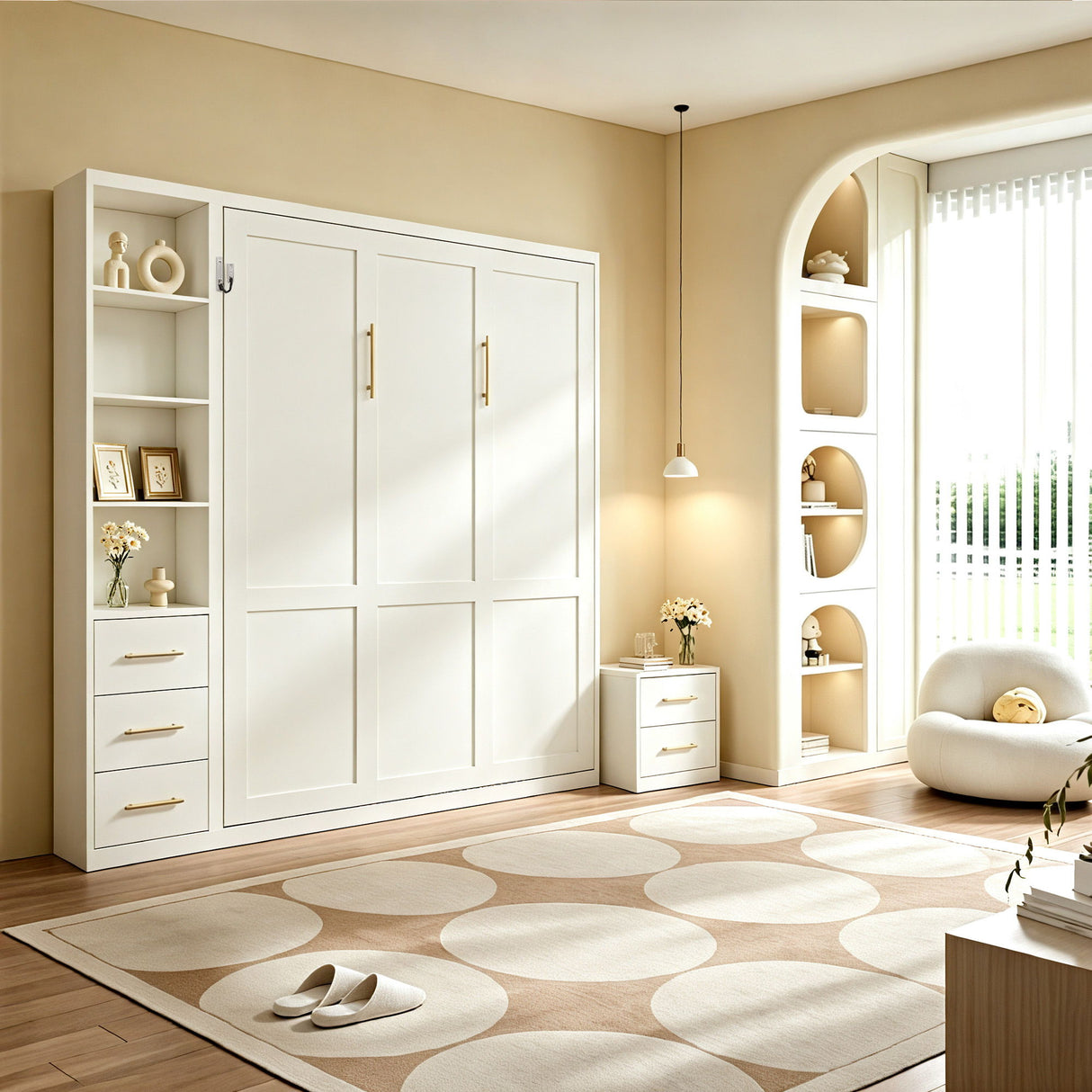 Folding Vertical Murphy Wall Bed