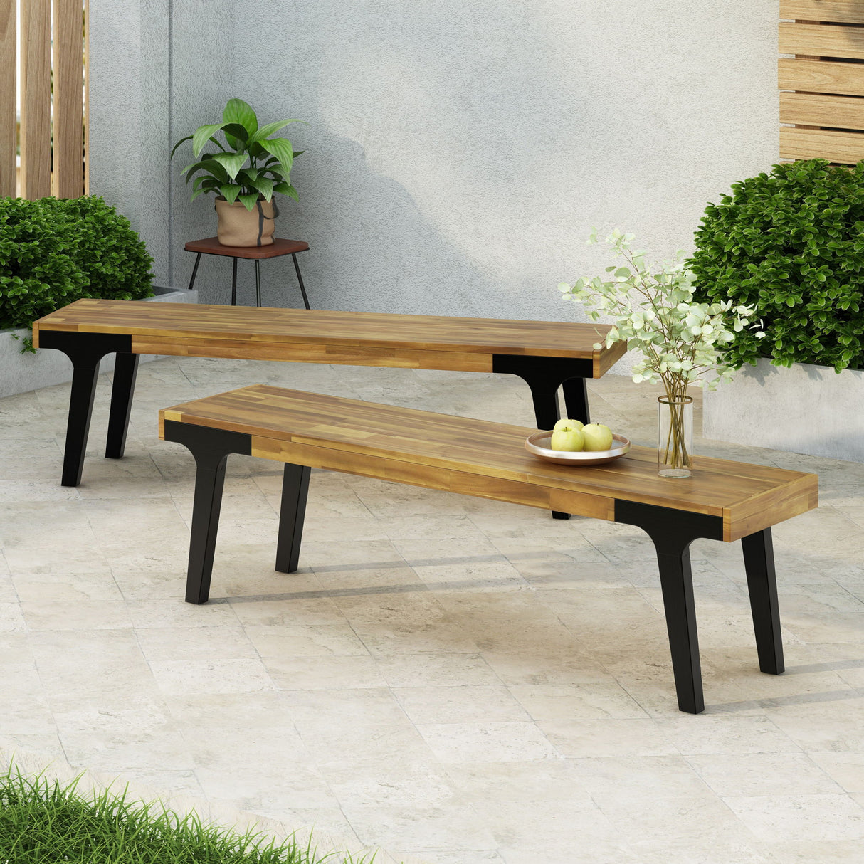 Dining Bench (Set of 2) - Teak
