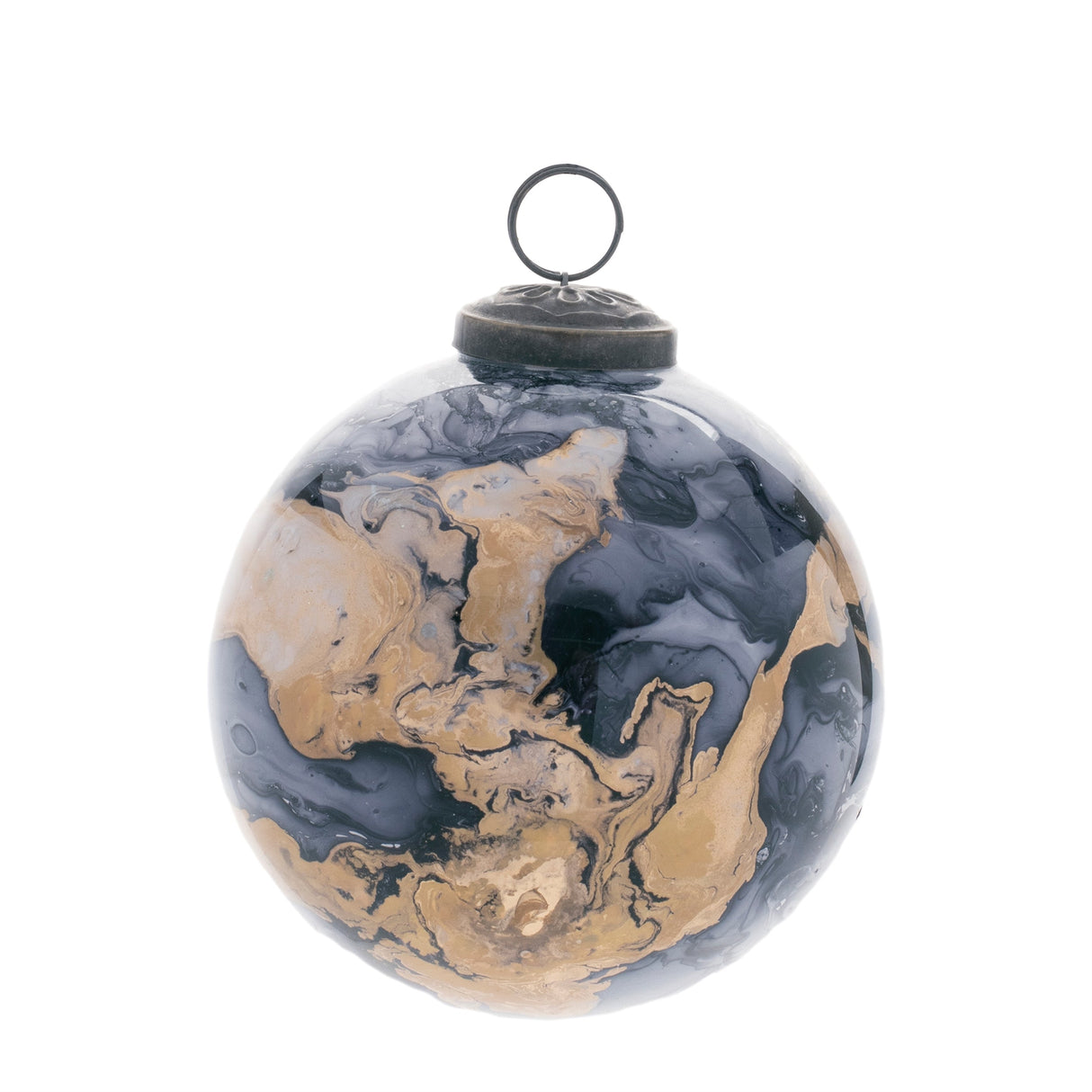 Marble-Painted-Glass-Ball-Ornament-(Set-of-6)-Christmas-Ornaments