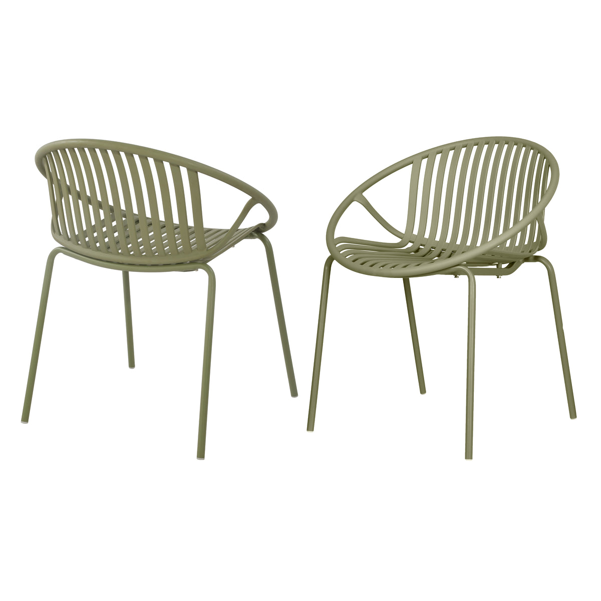 7 Pieces Outdoor Modern Dining Set with Stackable Chair