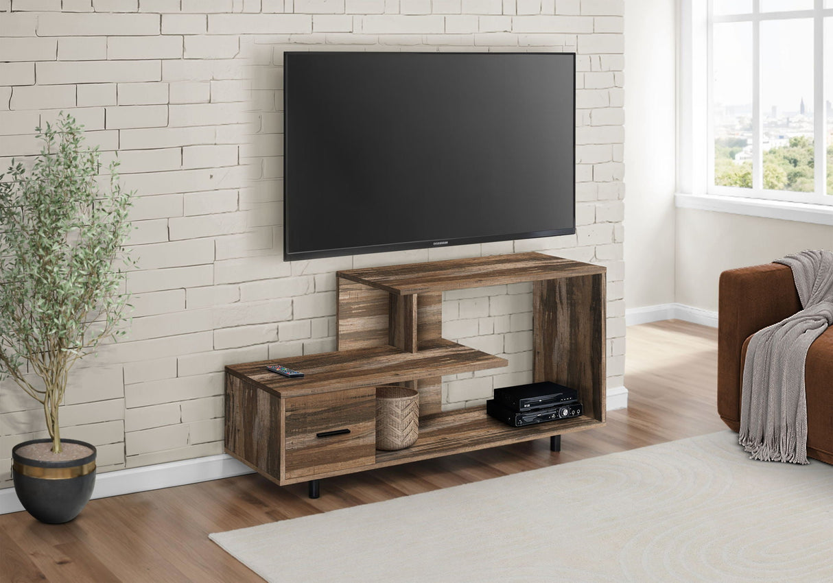 TV Stand, Console, Media Entertainment Center, Storage Drawer, Contemporary - Best Buy Furniture