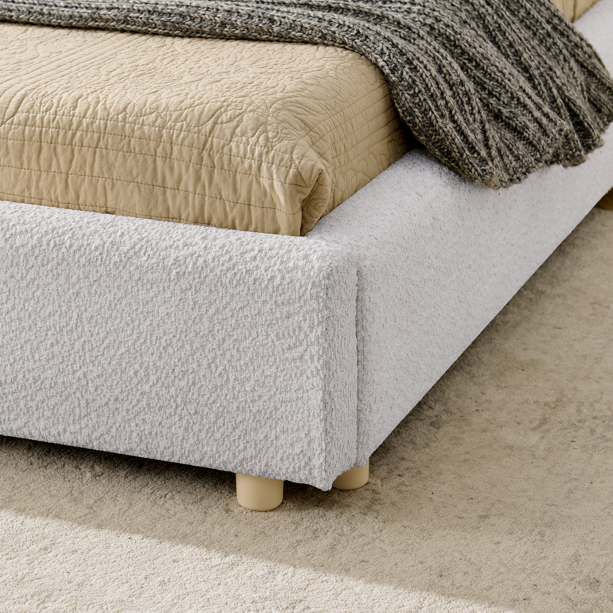King Size Upholstered Bed Frame