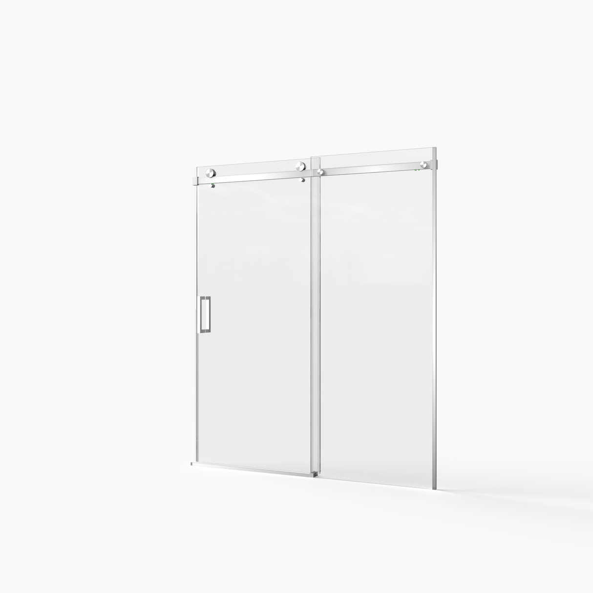 Frameless Sliding Shower Door - 56-60"W x 72"H