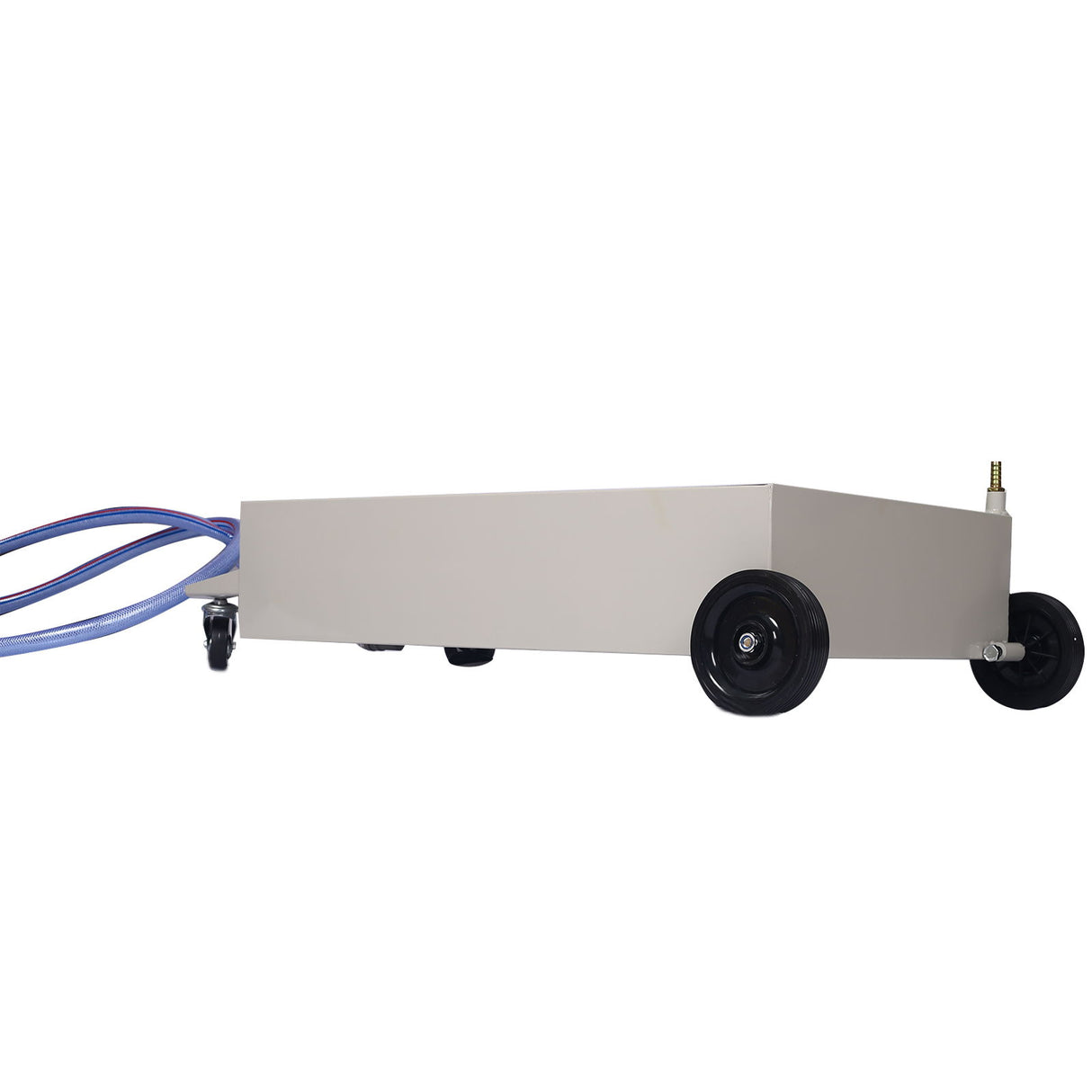 High Impact Polypropylene 20 Gallon Low Profile Oil Drain With Pump Steel - Gray