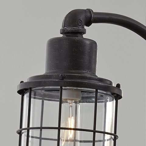 Jae - Metal Desk Lamp - Antique Black - Best Buy Furniture