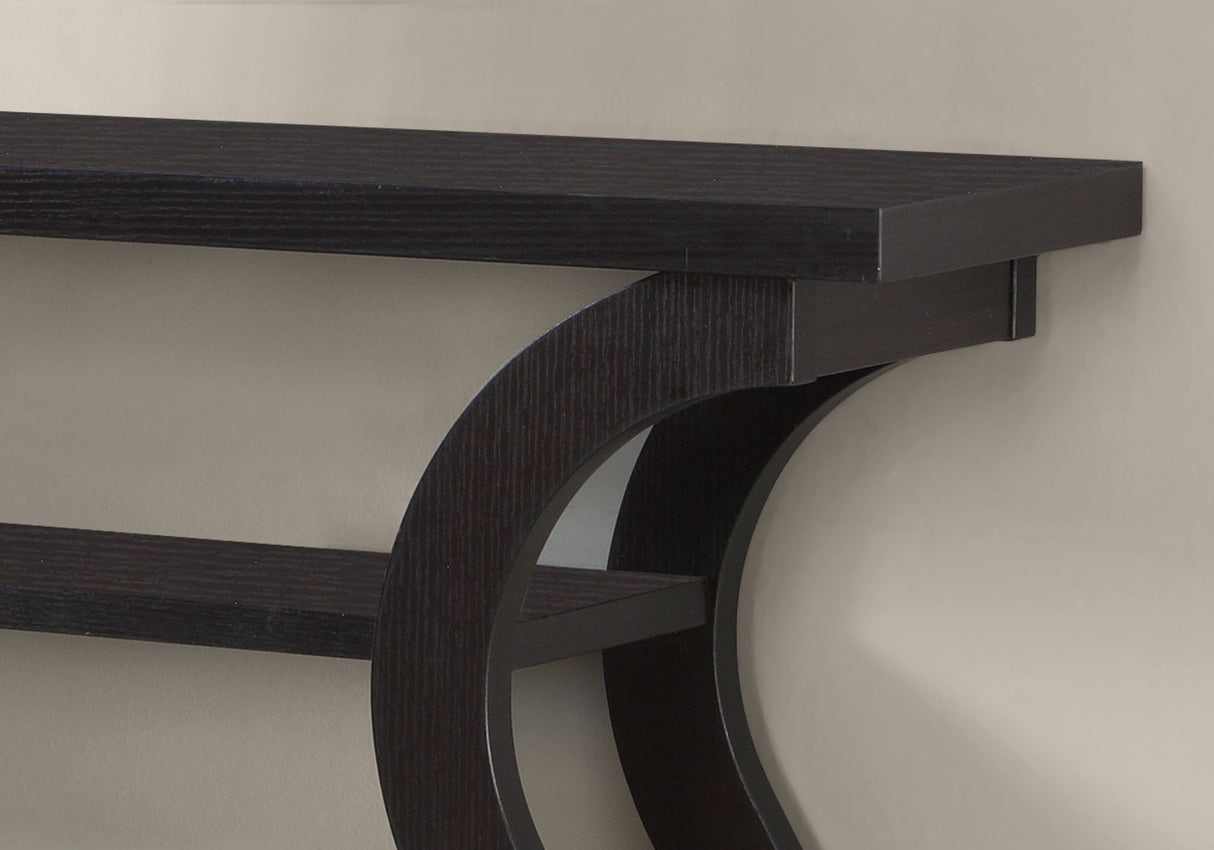 Accent Console Table For Entryway, Unique Curved Design - Best Buy Furniture