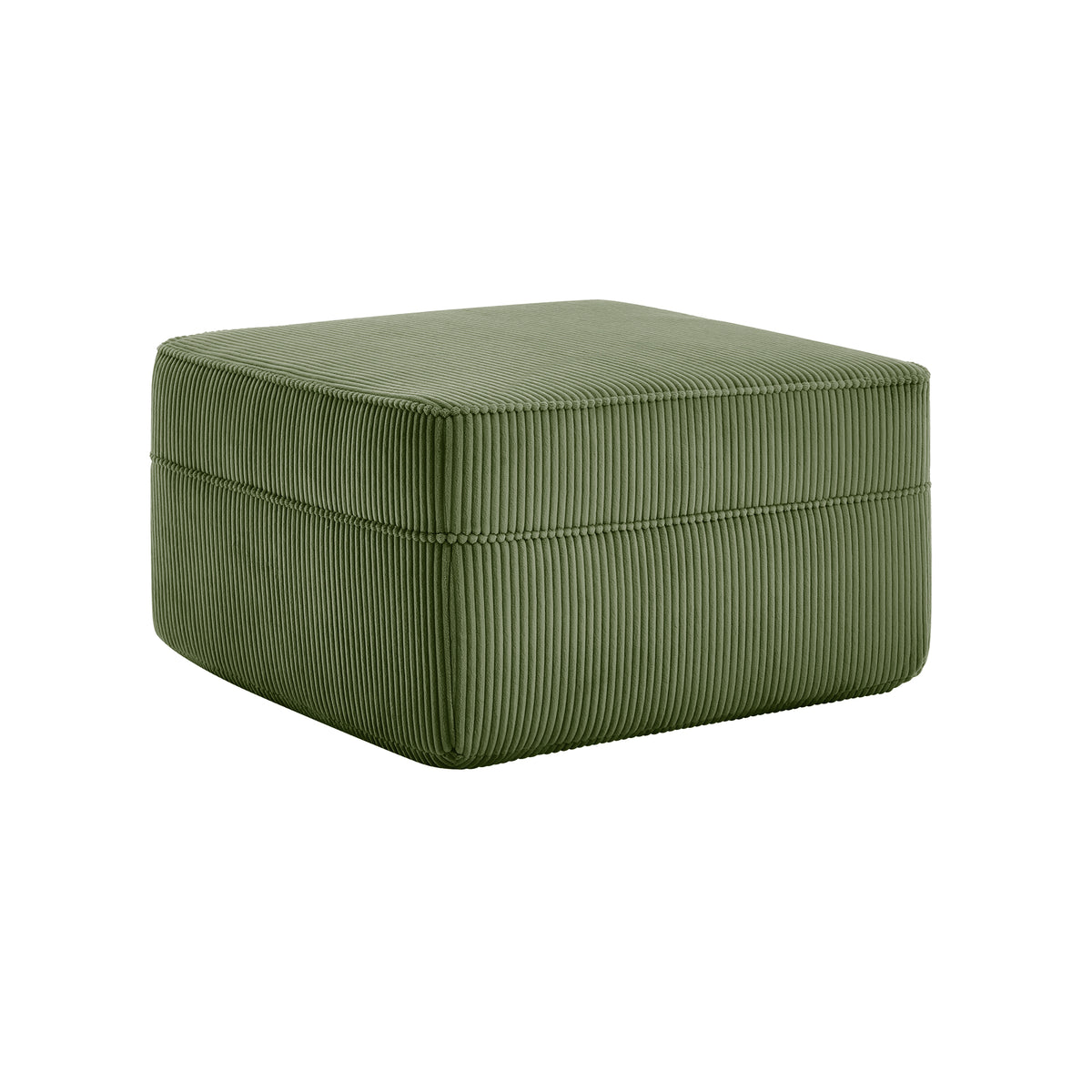 Ottoman Corduroy - Green