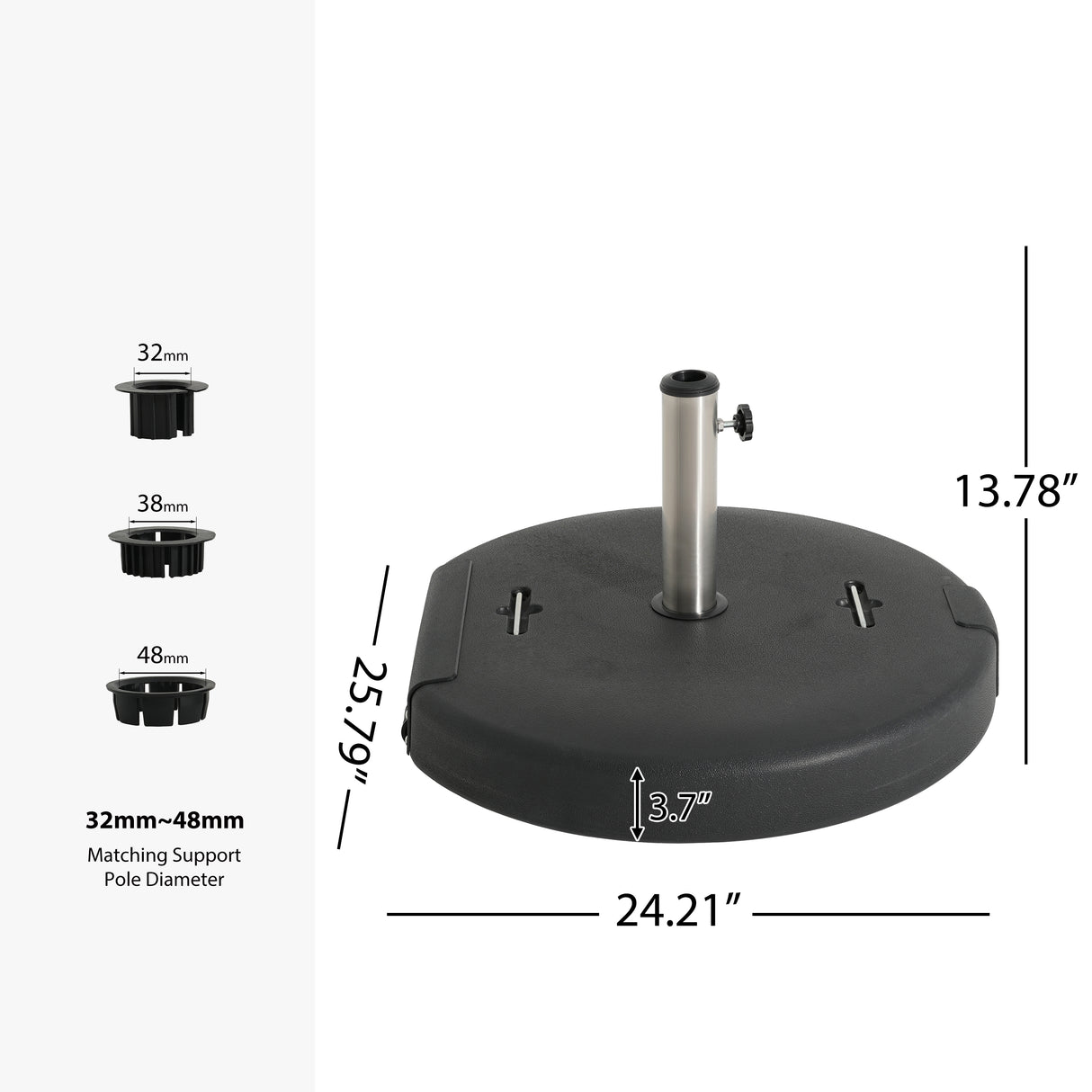 Mota Outdoor 133-Pound Umbrella Base