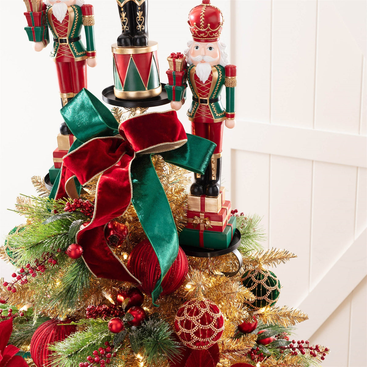Metal Triple Tree Topper Platform 36"H