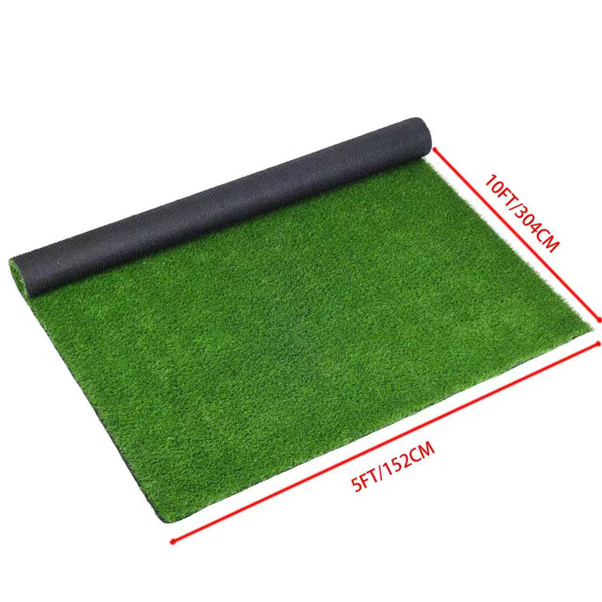 5FT x 10FT Outdoor Artificial Grass Runner Rug