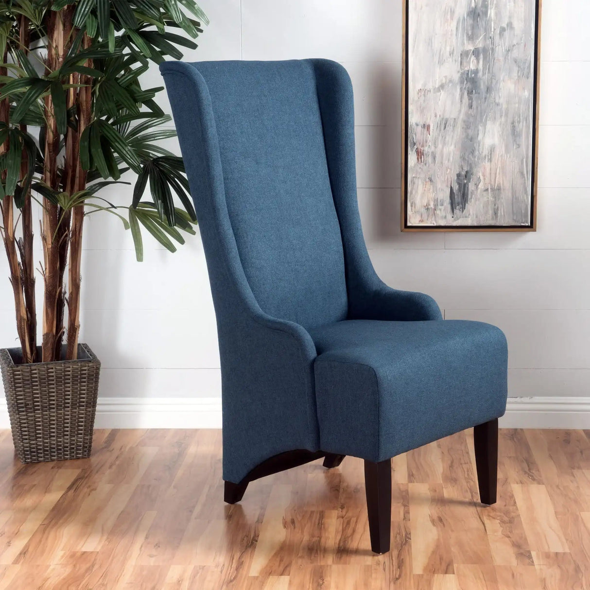 Alight - Upholstered Dining Chair With High Back And Birch Wood Legs (Set of 2) - Best Buy Furniture