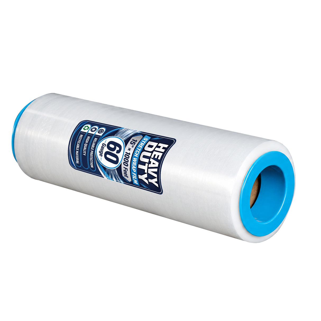 Stretch Wrap Film Roll, 1000ft Industrial Strength
