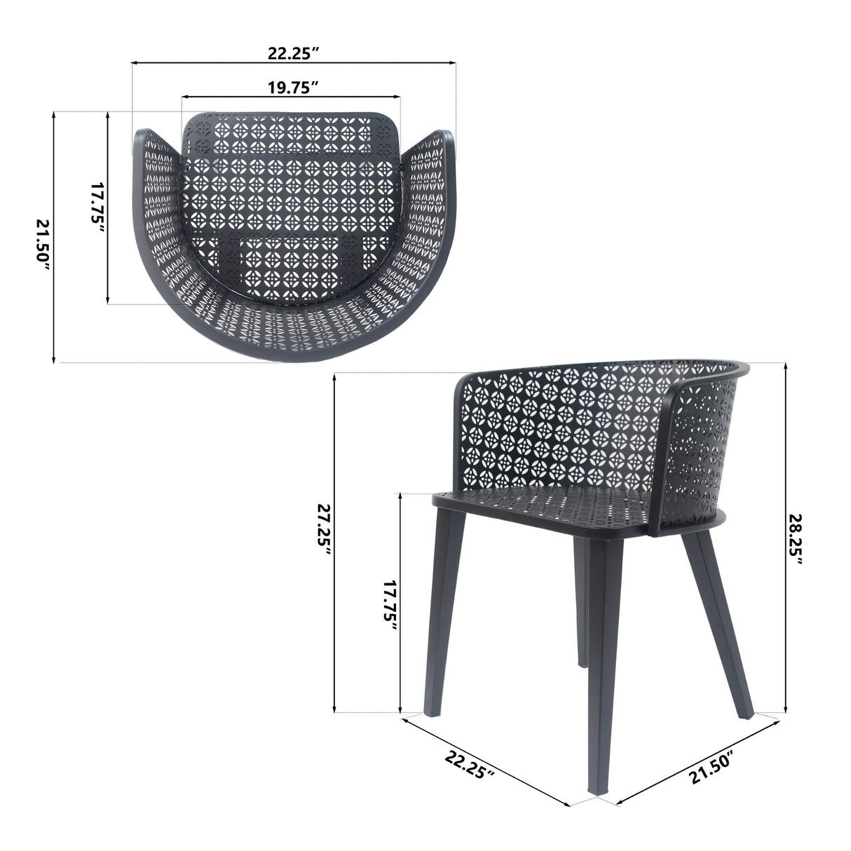 Milan - Outdoor Dining Chair (Set of 2) - Best Buy Furniture