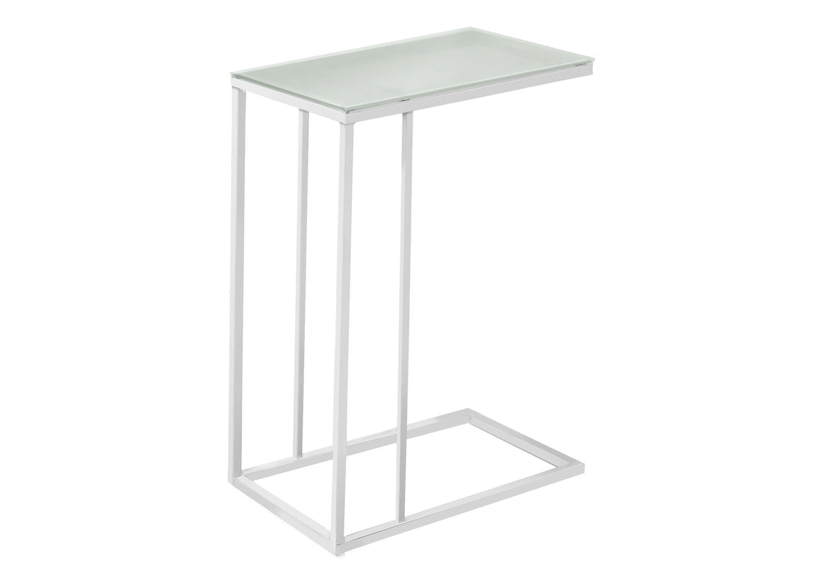 Accent Table, C - Shaped, Tempered Glass, Stylish Design Contemporary & Modern - Best Buy Furniture