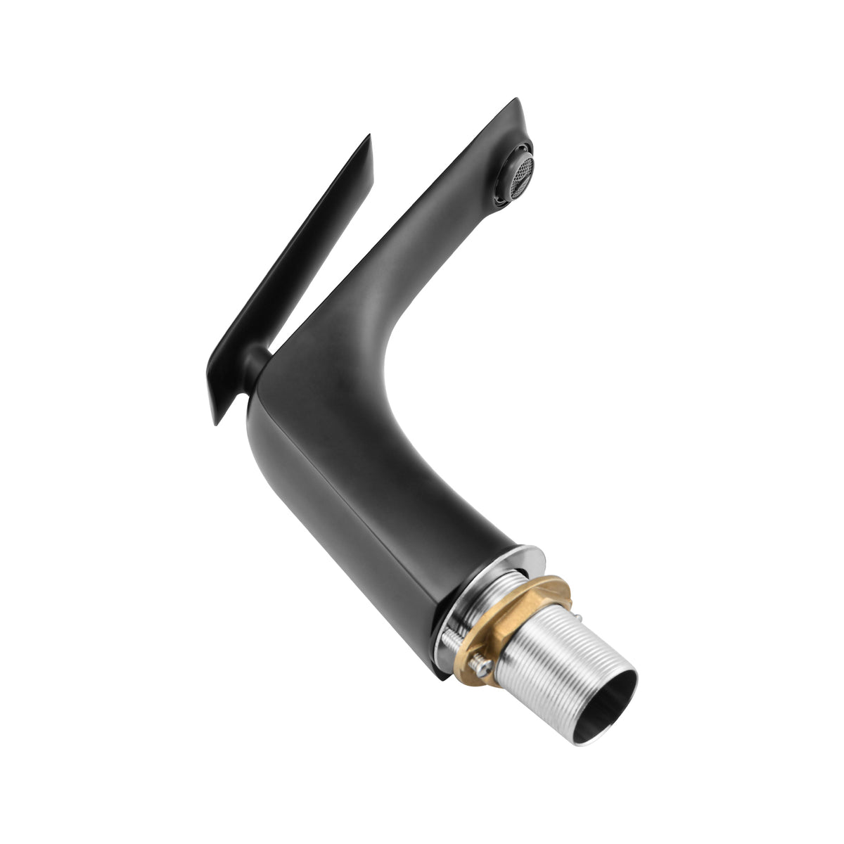 Single Hole Bathroom Sink Faucet with Pop Up Drain
